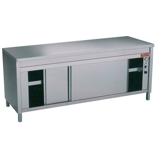 Warmhoudkast | 2 Schuifdeuren | 1400x600x880/900(h)mm