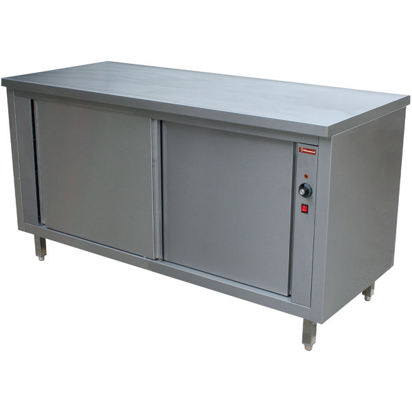 Warmhoudkast | Doorgeef + Schuifdeuren | 1600x700x880/900(h)mm