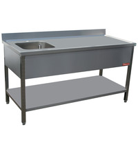 Diamond Werktafel | 1L | Kuip Links 400x400x275(h)mm | 1800x700x880/900(h)mm