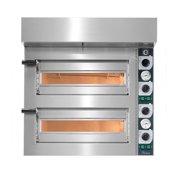 Pizzaoven | Cuppone Tiziano | 4+4 Ø200mm | 400V | 4.2kW | 700x560x690(h)mm