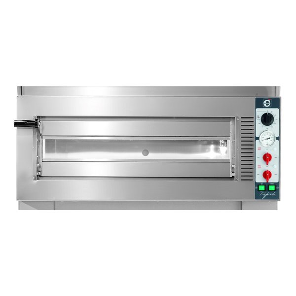 Pizzaoven | Cuppone Tiepolo | 4 Ø350mm | 400V | 5.3kW | Stapelbaar | 1020x910x410(h)mm