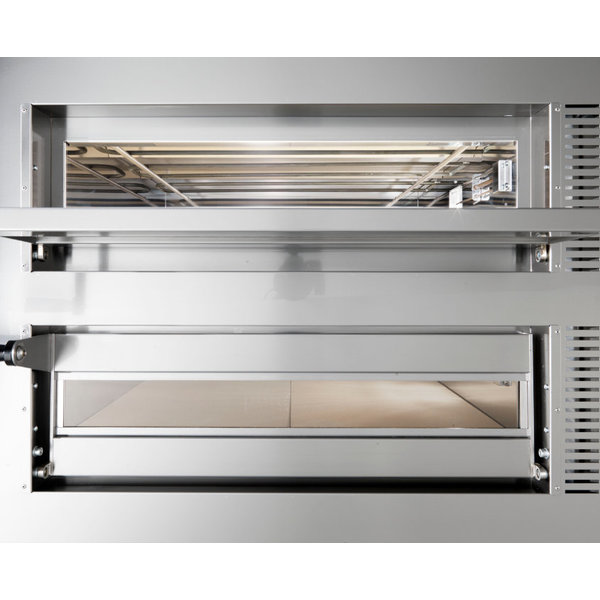 Pizzaoven | Cuppone Tiepolo | 6 Ø350mm | 400V | 7.8kW | Stapelbaar | 1020x1270x410(h)mm
