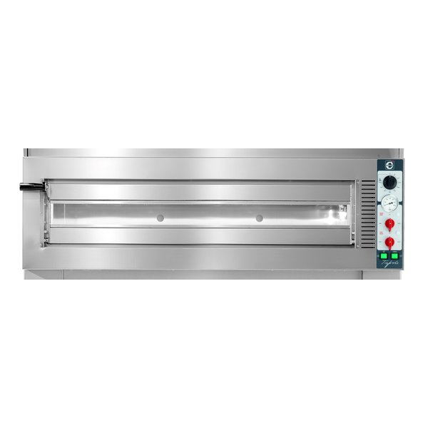 Pizzaoven | Cuppone Tiepolo | 6 Ø350mm | 400V | 7.9kW | Stapelbaar | 1380x910x410(h)mm