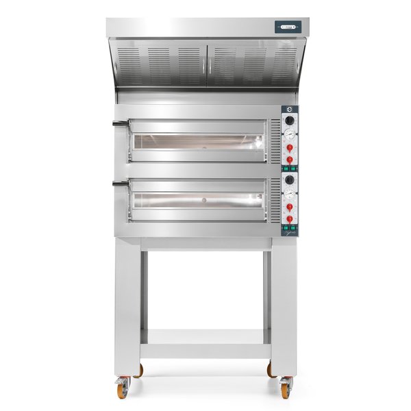 Pizzaoven | Cuppone Tiepolo | 6+6 Ø350mm | 400V | 15.6kW | 1020x1270x730(h)mm