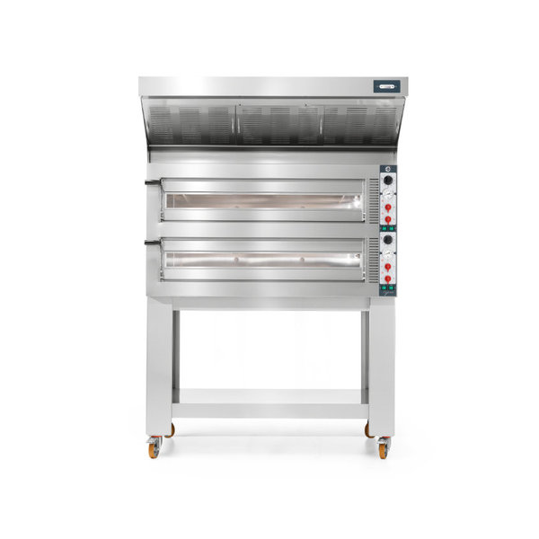 Pizzaoven | Cuppone Tiepolo | 9+9 Ø350mm | 400V | 23.4kW | 1380x1270x730(h)mm