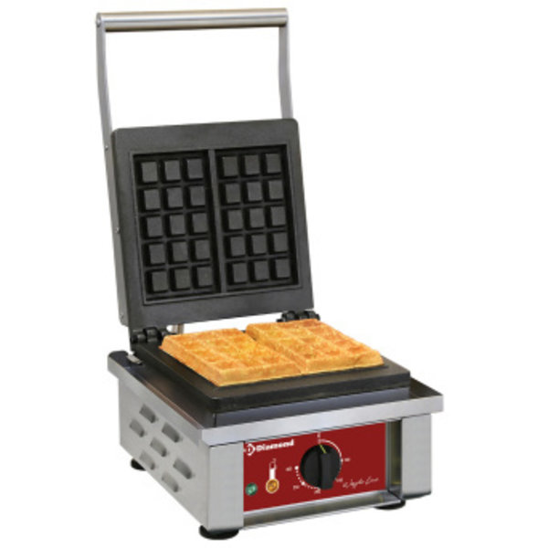 Wafelijzer | 2 Platen | Elektrisch | Brussel 3x5 | 1.5kW | 305x440x230(h)mm