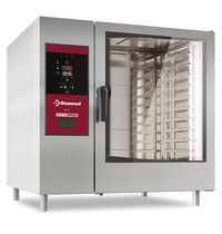 Diamond Combi-steamer | Elektrisch | 10x GN 2/1 + Cleaning | Stoom + Convectie | 37.4kW | 1090x971x1058(h)mm