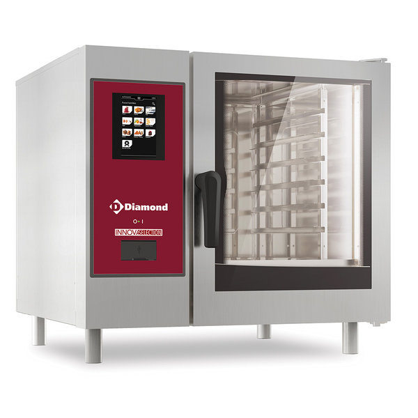 Comb-steamer | Elektrisch | 6x GN 1/1 + Cleaning | Stoom + Convectie | 11kW | 867x850x808(h)mm