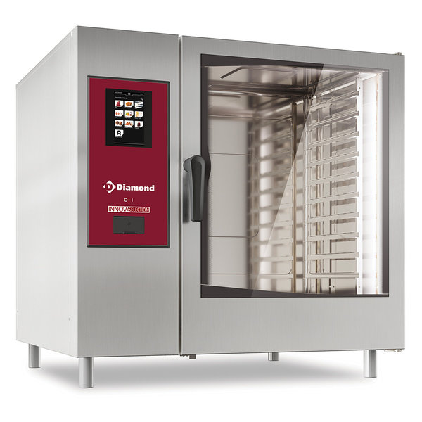 Combi-steamer | Elektrisch | 10x GN 2/1 + Cleaning | Stoom + Convectie | 37.4kW | 1090x971x1058(h)mm