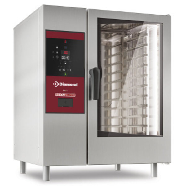 Combi-steamer | Gas | 10x GN 1/1 | Stoom + Convectie | 1.1kW | 867x850x1058(h)mm