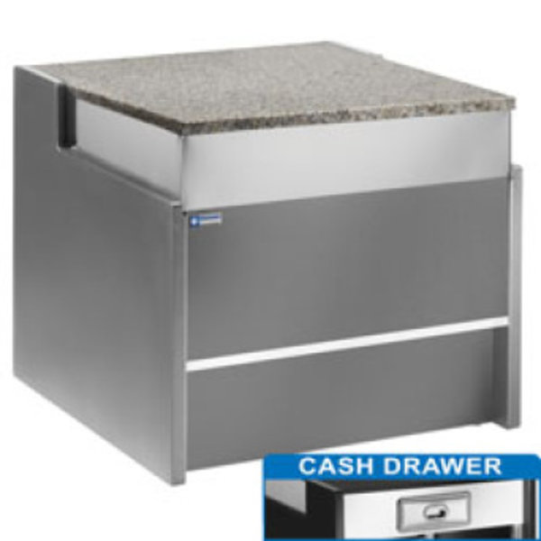 Kassasectie | Diamond Koeltoonbanken FLORENCE | 700x980x915(h)mm