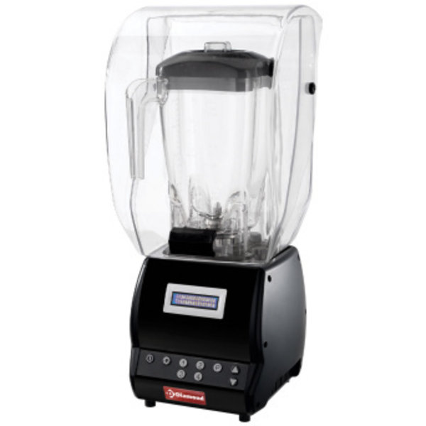 Professionele Mixer | Met Timer | Vierkant | Glas | 2L | Snelheidsregelaar Programmeerbaar | 240x230x535(h)mm