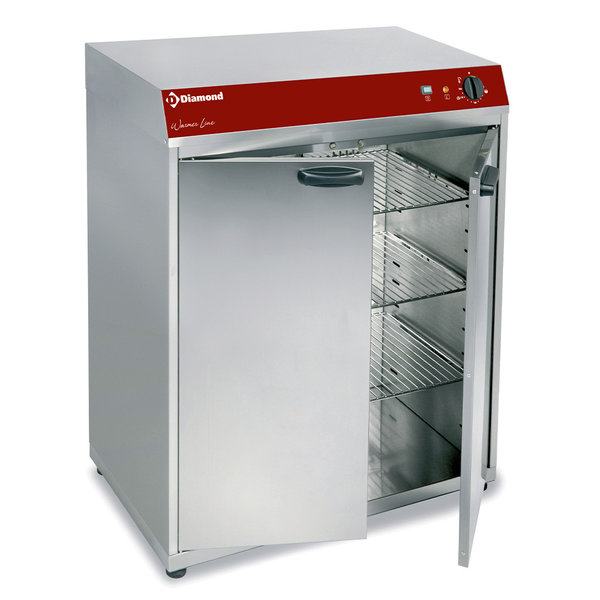 Warmhoudkast | Geventileerd | Met 2 Deuren | Ca. 120 Borden Ø340mm of GN 2/3- 1/1 | 800x460x925(h)mm