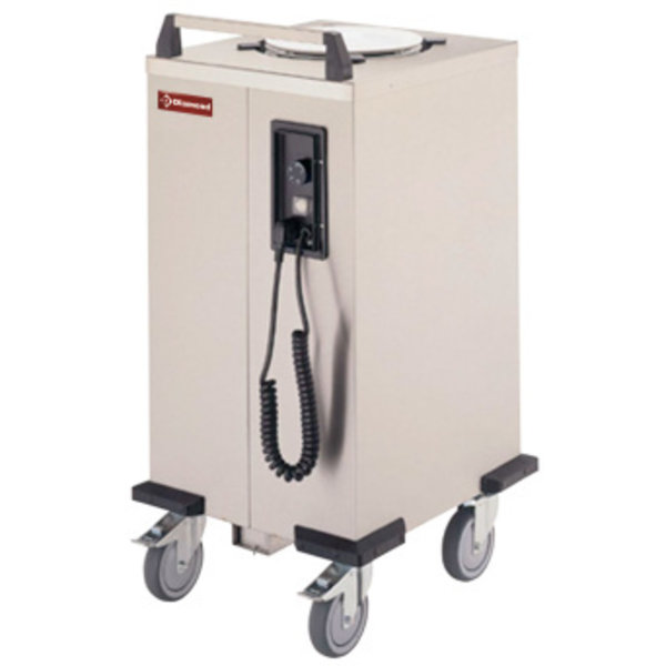 Verwarmde Bordenwagen | 1 Zuil Ø260-310mm | 435x470x910(h)mm