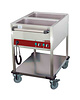Diamond Bain-Marie Wagen | 2x 1/1GN | Afzonderlijk Instelbaar | 900x650x900(h)mm 