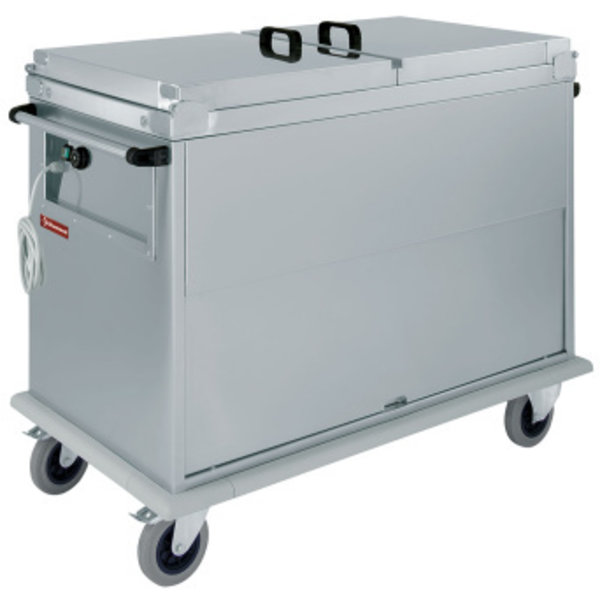 Bain Marie Wagen | Deksel + Kast | Draaideur | 3x GN 1/1 | 1340x720x960(h)mm