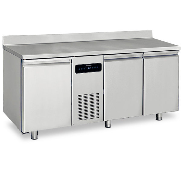 Vrieswerkbank | 474L | 3 Deuren (1/1 GN) | -10°C/-20°C | Geventileerd | Achteropstand | 1785x700x850/950(h)mm