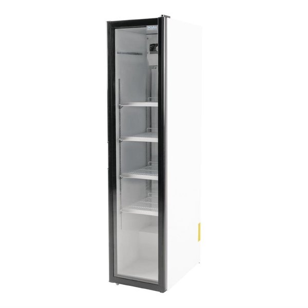 Koelkast | SLIMLINE | 300L | Zwart/Wit | +2°C/+8°C | Statisch + Ventilator | 448x680x1900(h)mm