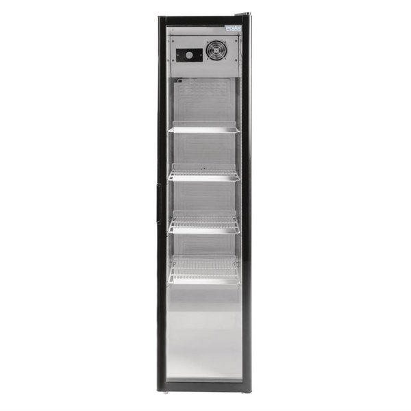 Koelkast | SLIMLINE | 300L | Zwart/Wit | +2°C/+8°C | Statisch + Ventilator | 448x680x1900(h)mm