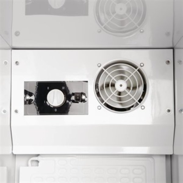Koelkast | SLIMLINE | 300L | Zwart/Wit | +2°C/+8°C | Statisch + Ventilator | 448x680x1900(h)mm