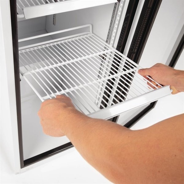 Koelkast | SLIMLINE | 300L | Zwart/Wit | +2°C/+8°C | Statisch + Ventilator | 448x680x1900(h)mm