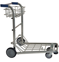 Diamond Koffer Transportwagen | 2 Vaste Wielen (Ø200mm) + 2 Zwenkwielen (Ø125mm) | 890x640x1020(h)mm