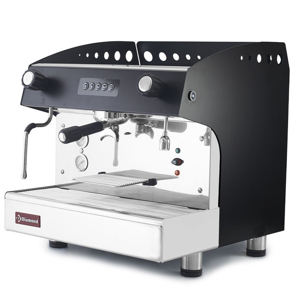 Espresso Apparaat | 1 Groep | Automatisch | Zwart | 1.95kW | 475x563x530(h)mm