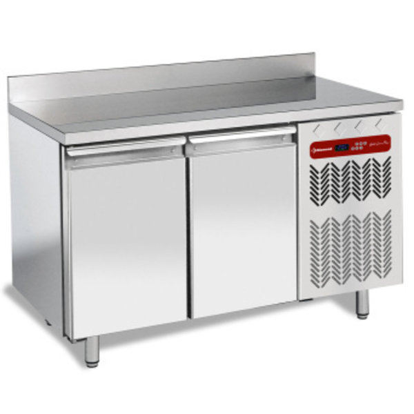 Vrieswerkbank | Achteropstand | 260L | GN 1/1 | 2 Deurs | Geventileerd | 1355x700x880/900+85(h)mm