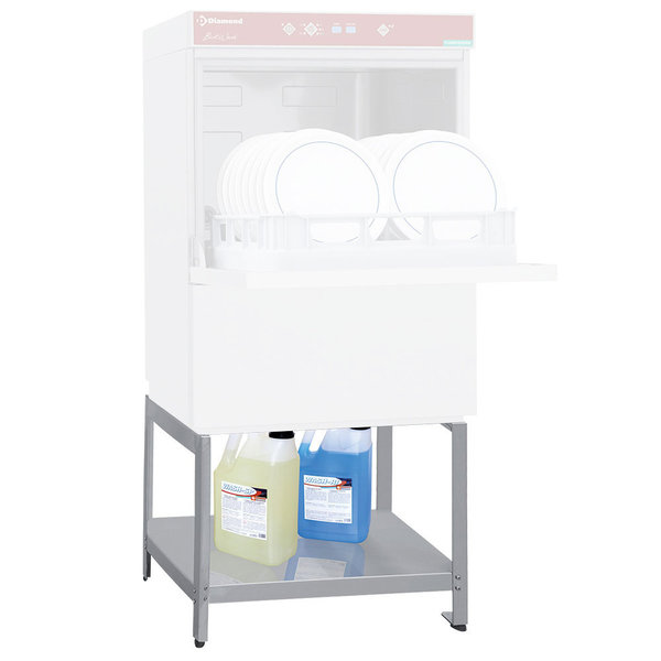Horeca Vaatwasser + Onderstel | Ontsmetting | Mand 500x500mm | 400V | Afvoerpomp | Zeeppomp | Naglanspomp | Ontharder | Breaktank | 600x635x1387(h)mm