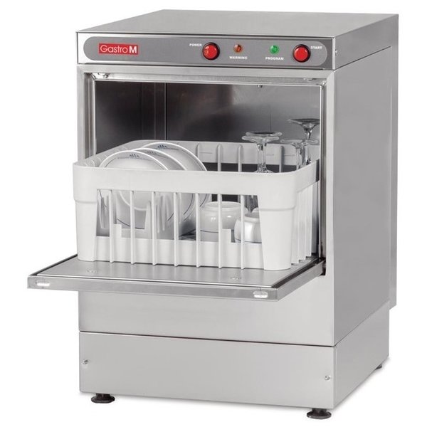 Glazenwasser | Mand 350x350mm | 230V | Naglanspomp | 420x460x600(h)mm