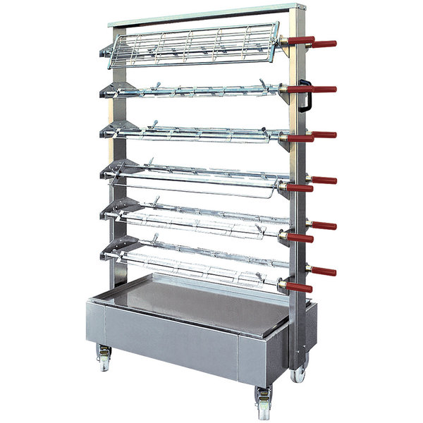 Kippenspitwagen | Ruimte Voor 12 Spitten | Zwenkwielen | 1150x500x1600(h)mm
