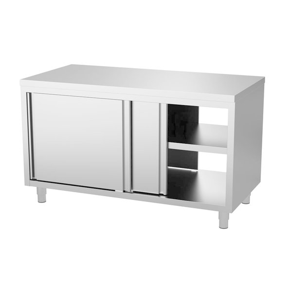 Doorgeefkast met 4 schuifdeuren | 700mm diep | 850 hoog