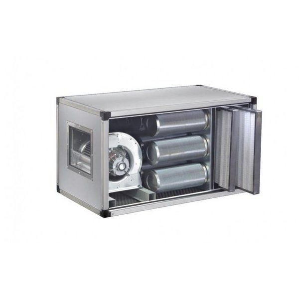 Geurfilterkast FTBK | 7.0A | 5000m3/u | 0.75kW | 18 Carbon Filters + 2 Cassette Filters | 1500x790x790(h)mm