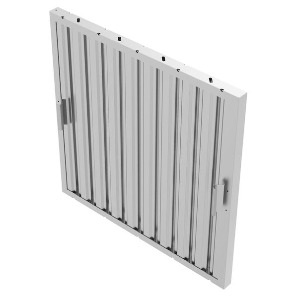 Afzuigkap labyrintfilter | RVS | 500x500x25(h)mm