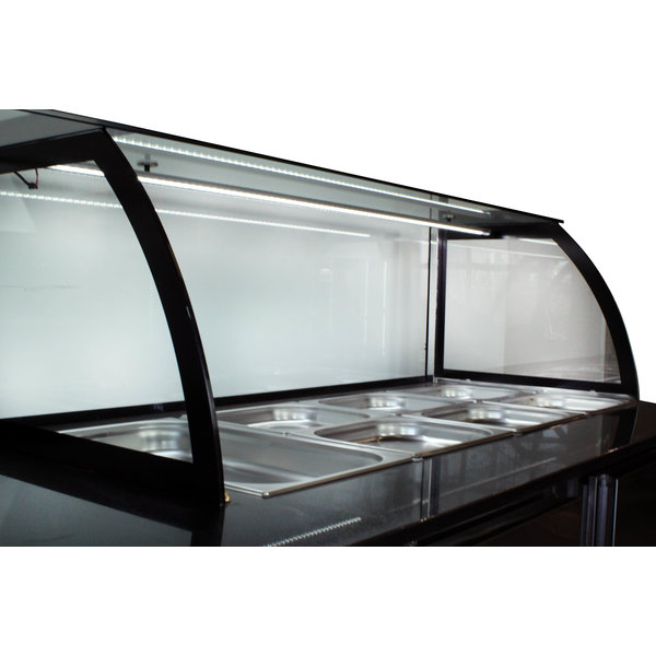 Saladette met kast element | Convectie koeling | 4x GN 1/1 | 2000x850x1300(h)mm