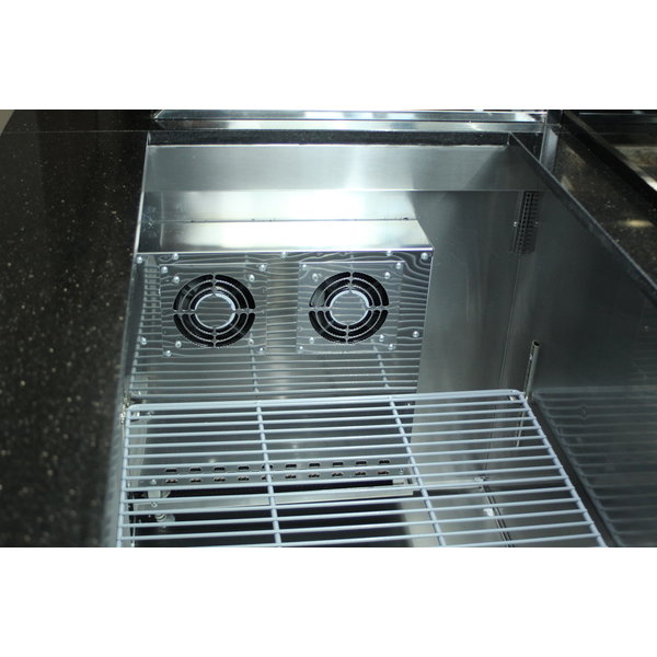 Saladette | convectie koeling | 4x GN 1/1 | 1500x850x1300(h)mm