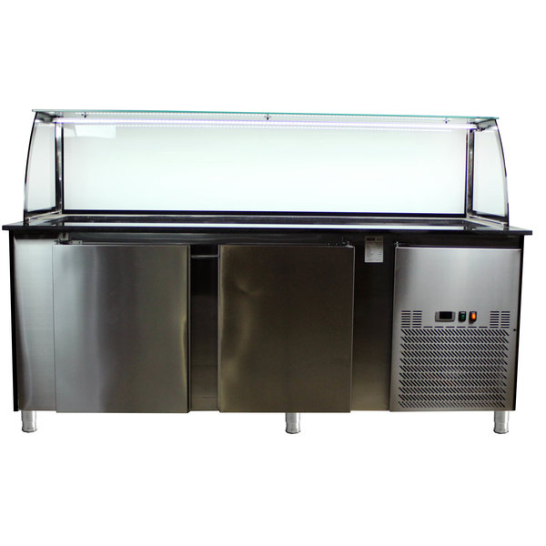 Saladette | convectie koeling | 4x GN 1/1 | 1500x850x1300(h)mm