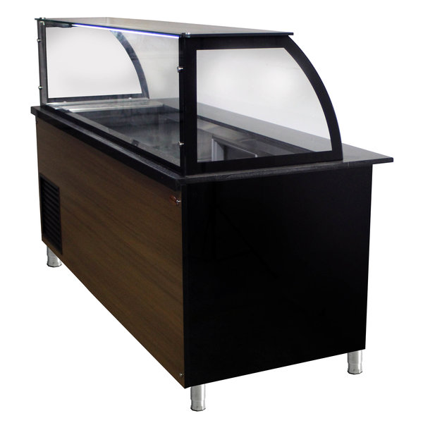 Saladette | convectie koeling | 5x GN 1/1 - 1x GN 2/4 | 2000x850x1300(h)mm