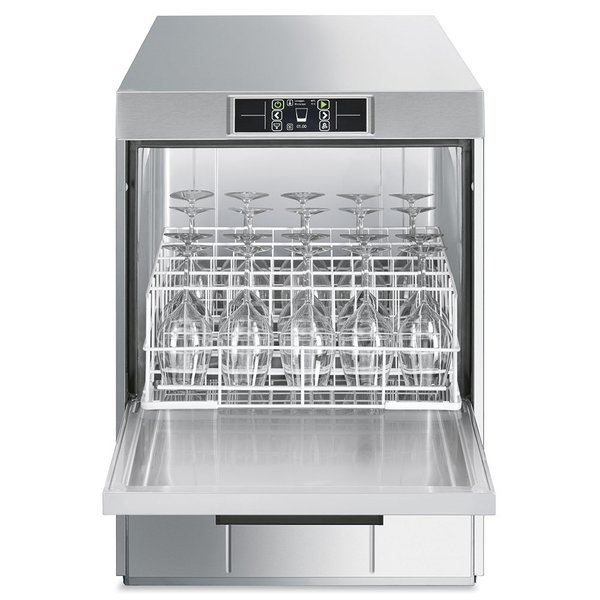 Horeca Vaatwasser | TOPLINE | Touchscreen | Mand 500x500mm | 230V | Afvoerpomp | Zeeppomp | Naglanspomp | Ontharder | Breaktank | 600x600x820(h)mm
