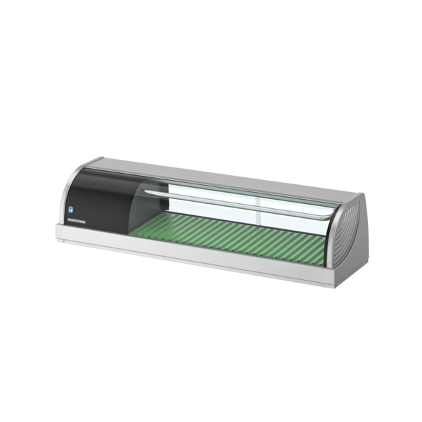 Sushivitrine | RVS/Zwart | 42L | +3°C/+5°C | Statisch | Compressor Rechts | 1200x345x270(h)mm