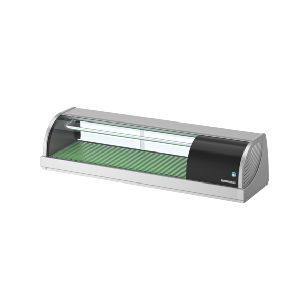 Sushivitrine | RVS/Zwart | 42L | +3°C/+5°C | Statisch | Compressor Links | 1200x345x270(h)mm