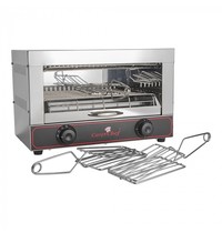 CaterChef Tosti-Apparaat | RVS | 4 Quartz Buizen | Incl. 3 Klemmen | 1.7kW | 440x250x290(h)mm