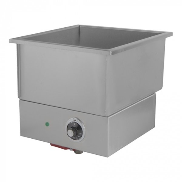 Bain Marie inbouw RVS | GN 2/3-150mm | 2kW/h | Dubbelwandig | 345x376x300(h)mm
