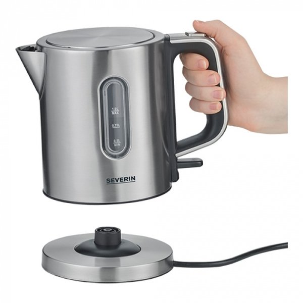 waterkoker 01,0L | 2,2kW | snoerloos en droogkook beveiliging | 190x140x210(h)mm