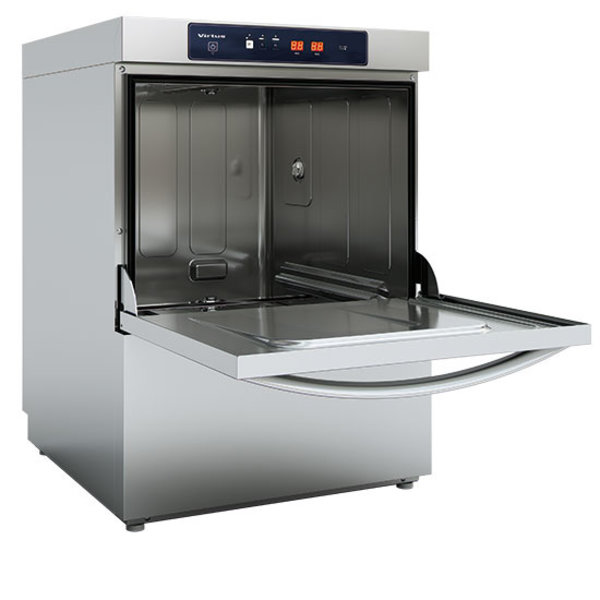 Horeca Vaatwasser | Mand 500x500 | Afvoerpomp | Zeeppomp | Naglanspomp | 230V | Dubbelwandig | 600x600x830(h)mm