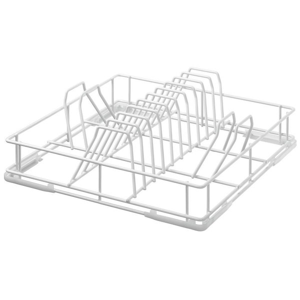 Bordenkorf staal wit | 16 vakken | 400x400x120(h)mm