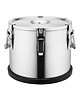 EMGA Gamel dubbelwandig RVS 15L | Ø30x23(h)cm 