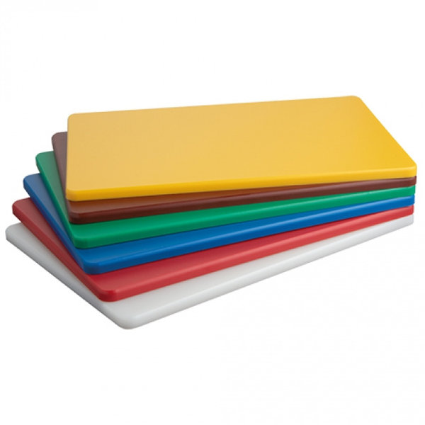 Snijplankenset | HDPE | Meerdere Kleuren |  HACCP | 6 Stuks | 350x240x10(h)mm