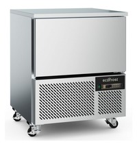 Ecofrost Blastchiller | 5 Niveaus (EN/GN) | Max. 15kg (Koelen) / 12kg (Vriezen) | 0.75kW (230V) | Wielen | 800x800x1000(h)mm 