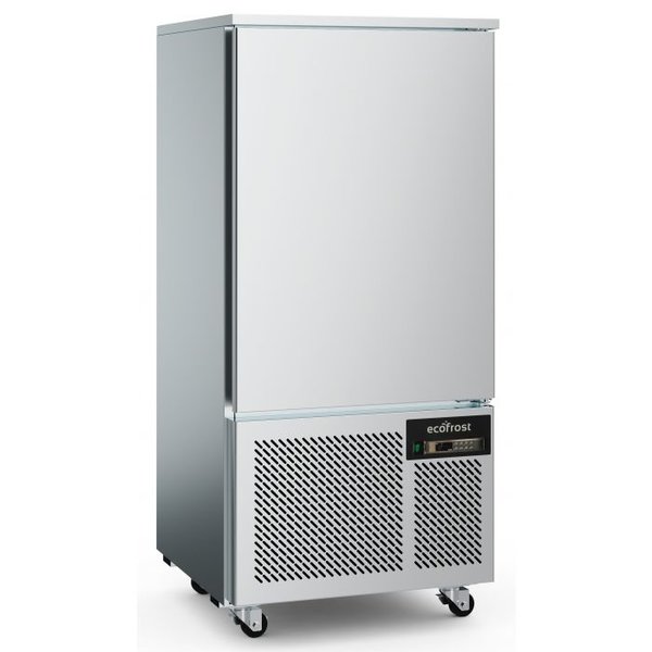 Blastchiller | 9 Niveaus  (EN/GN) | Max. 60kg (Koelen) / 38kg (Vriezen) | 1.2kW (230V) | Wielen | 800x800x1763(h)mm